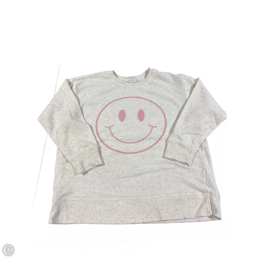 Sweatshirt Crewneck By Maurices In Cream, Size: 0x