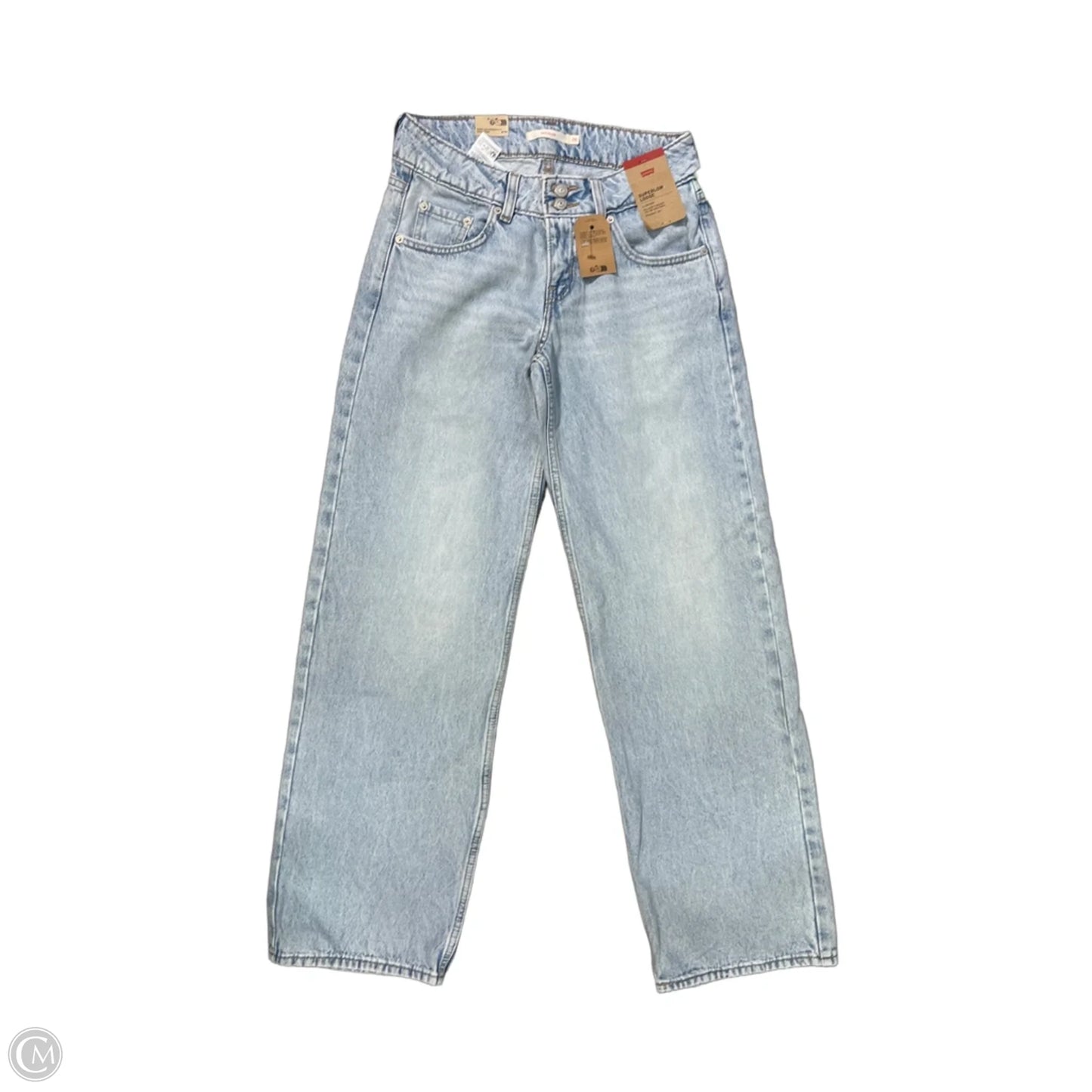 Jeans Wide Leg By Levis In Blue Denim, Size: 2