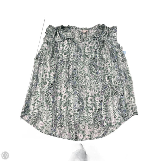 Top Short Sleeve By Eliane Rose In Green, Size: L