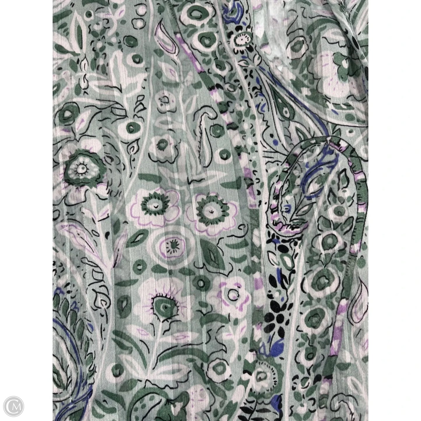 Top Short Sleeve By Eliane Rose In Green, Size: L