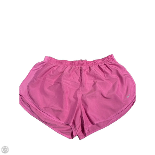 Athletic Shorts By Nike In Pink, Size: 3x