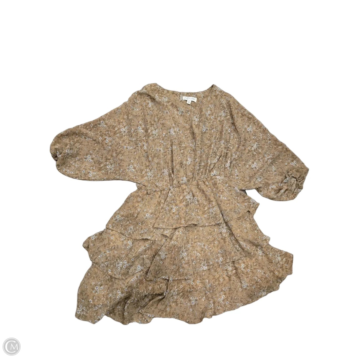 Dress Casual Short By She + Sky In Brown, Size: M