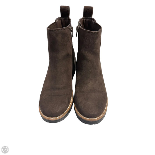 Boots Ankle Flats By Kensie In Brown, Size: 6