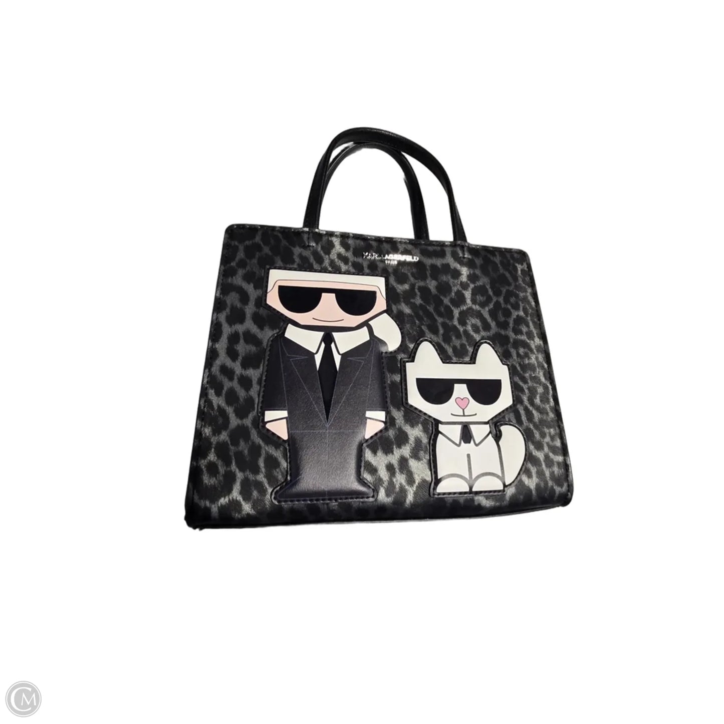 Handbag Designer By Karl Lagerfeld, Size: Medium