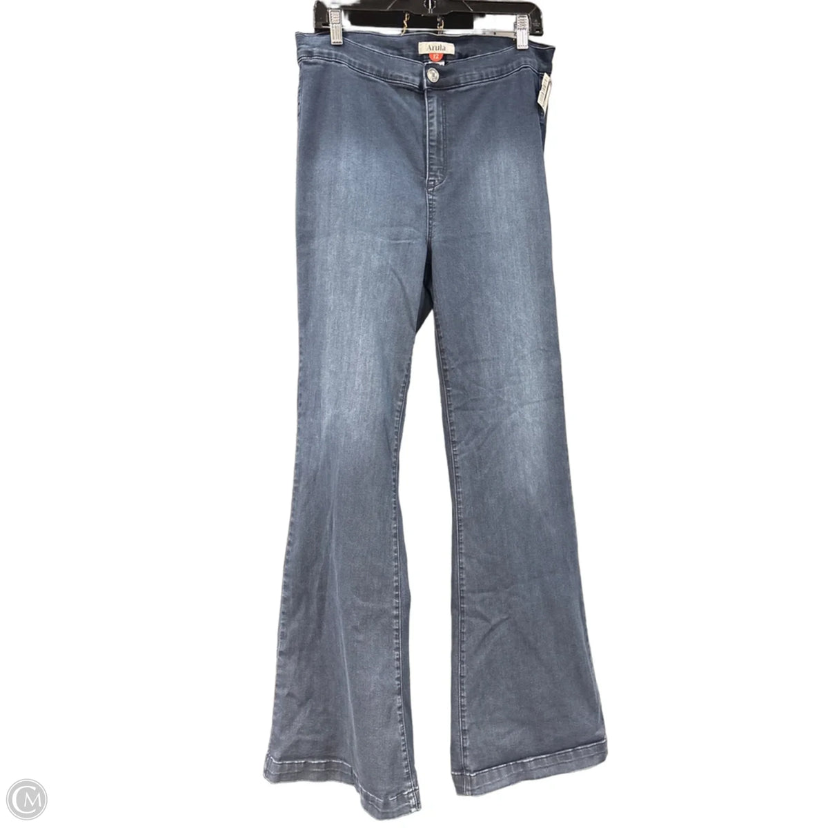 Jeans Boot Cut By Arula In Blue Denim, Size: 12