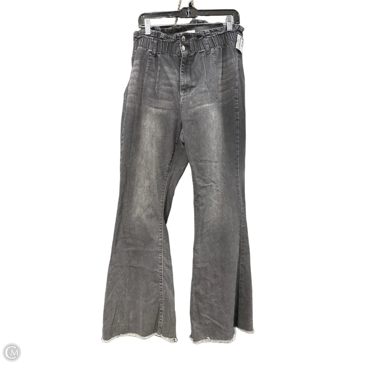 Jeans Boot Cut By Arula In Black Denim, Size: 14