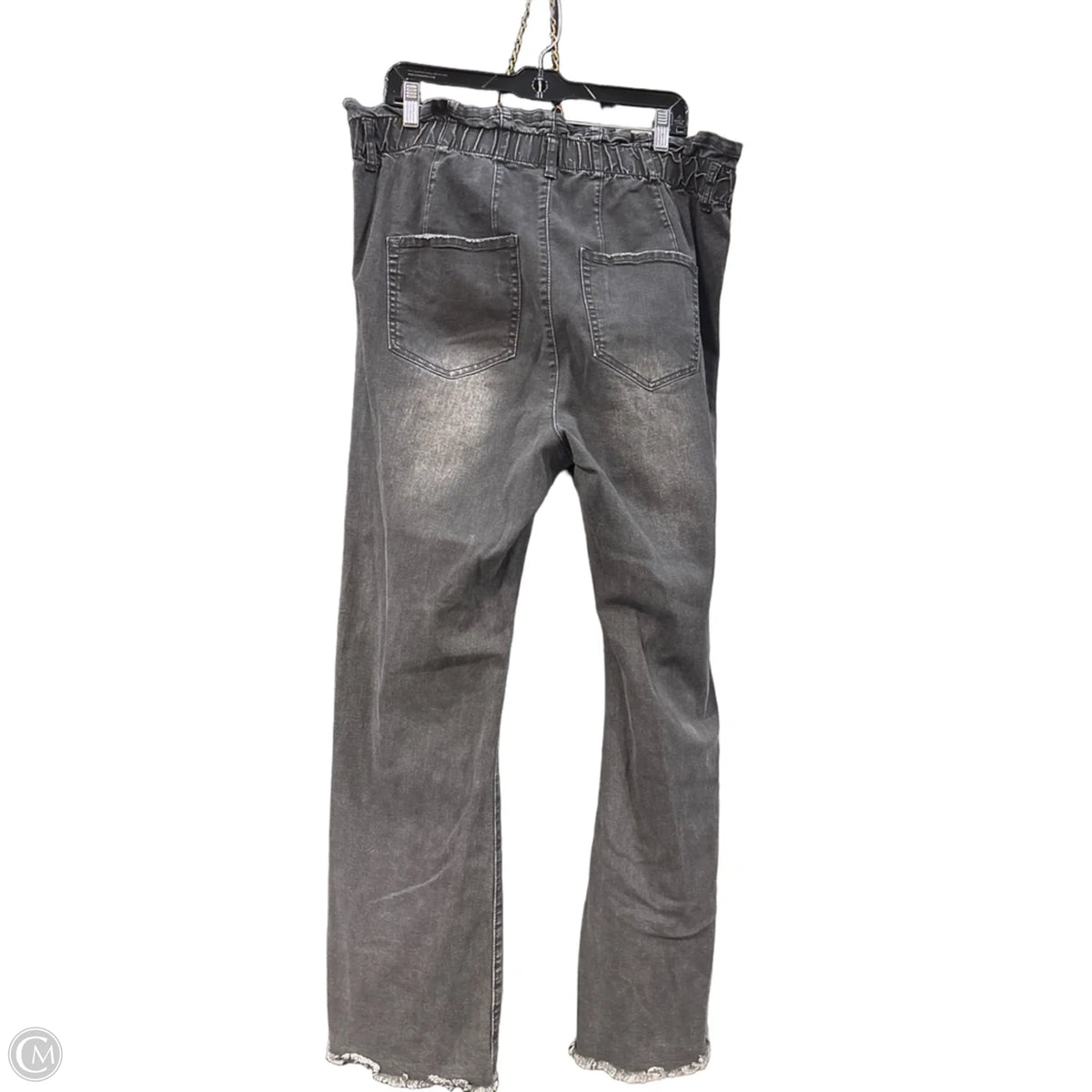 Jeans Boot Cut By Arula In Black Denim, Size: 14