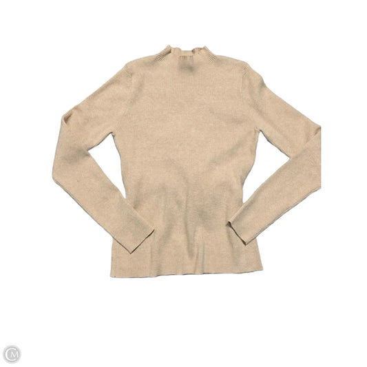 Top Long Sleeve By Pink Lily In Tan, Size: L