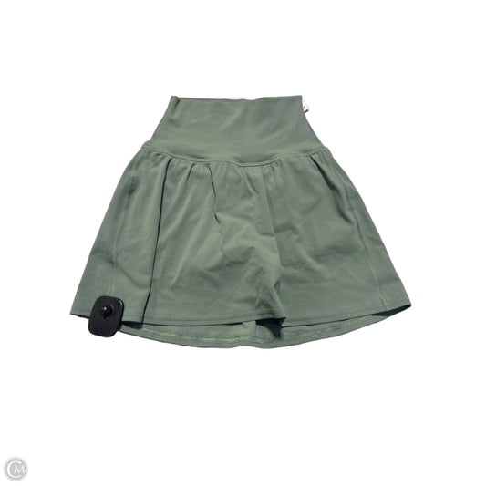 Athletic Skort By Lululemon In Green, Size: 0