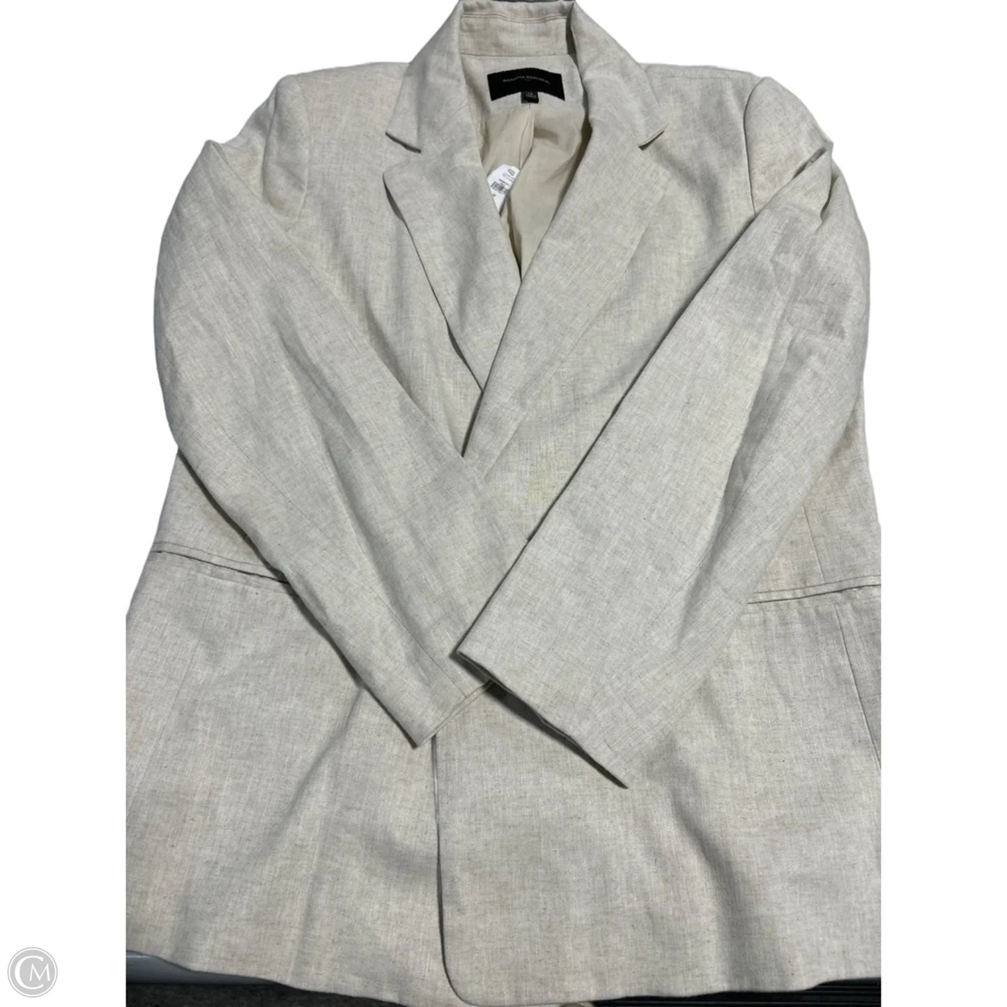 Jacket Other By Banana Republic In Cream, Size: L
