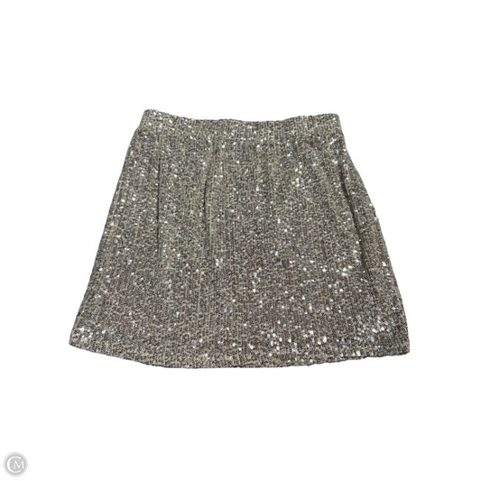 Skirt Mini & Short By Love On A Hanger In Gold, Size: S