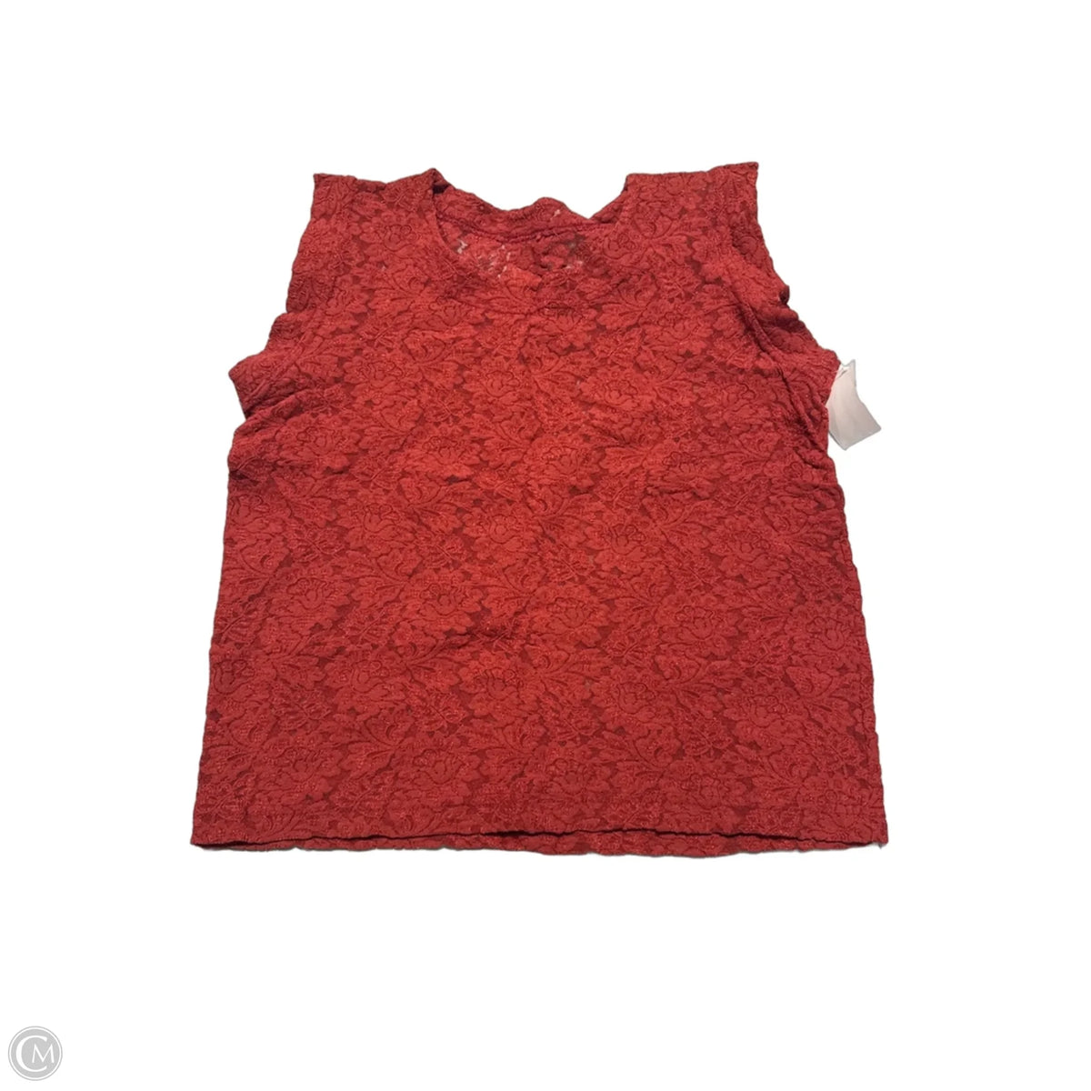 Tank Top By Cme In Red, Size: S