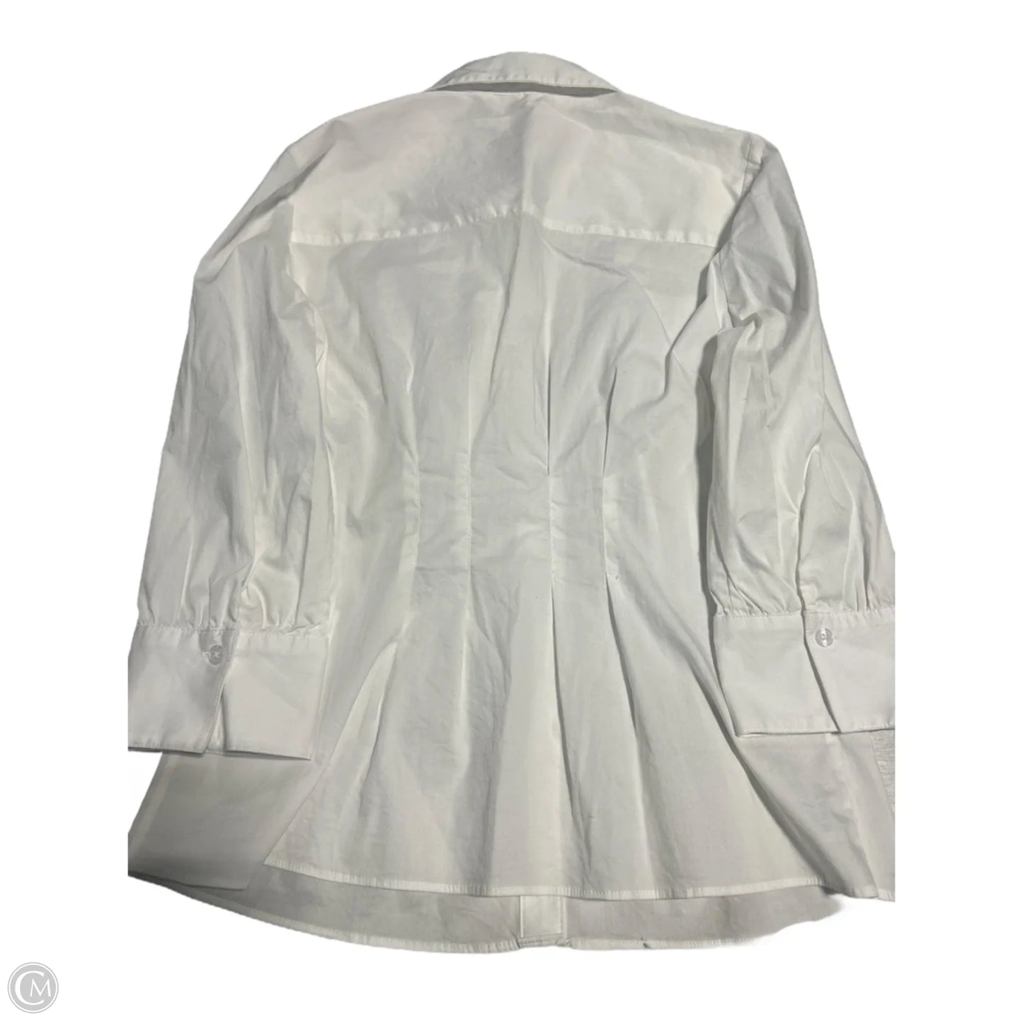 Top Long Sleeve By Cmb In White, Size: S