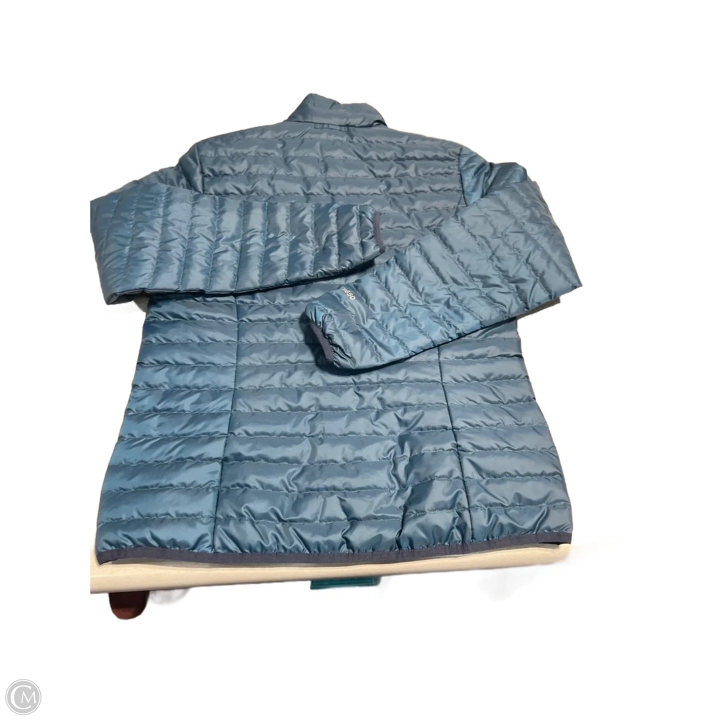 Jacket Puffer & Quilted By Eddie Bauer In Blue, Size: S