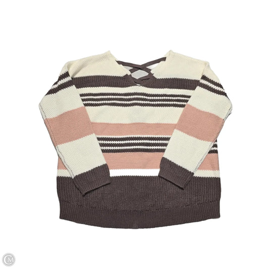 Sweater By Cmb In White, Size: L