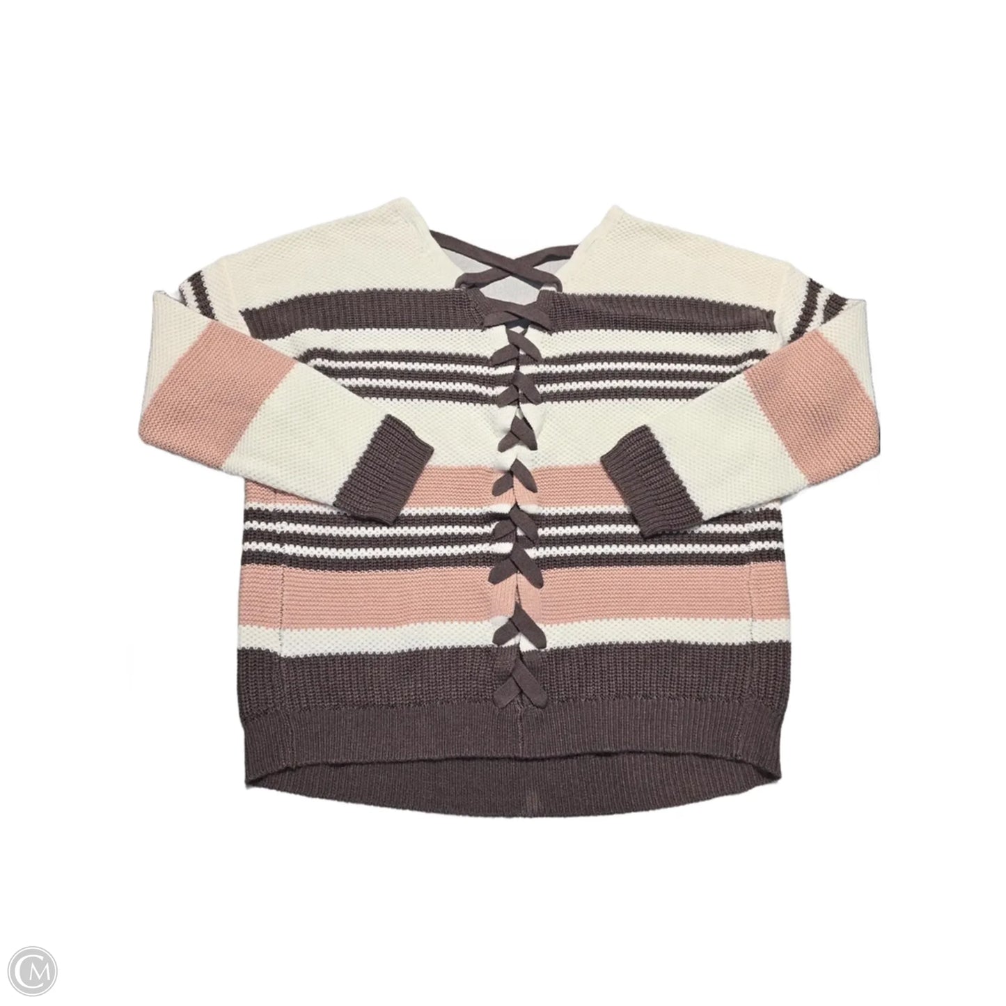 Sweater By Cmb In White, Size: L