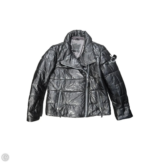 Coat Leather By Cma In Black, Size: Xl