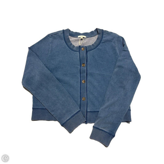 Top Long Sleeve By Z Supply In Blue, Size: L