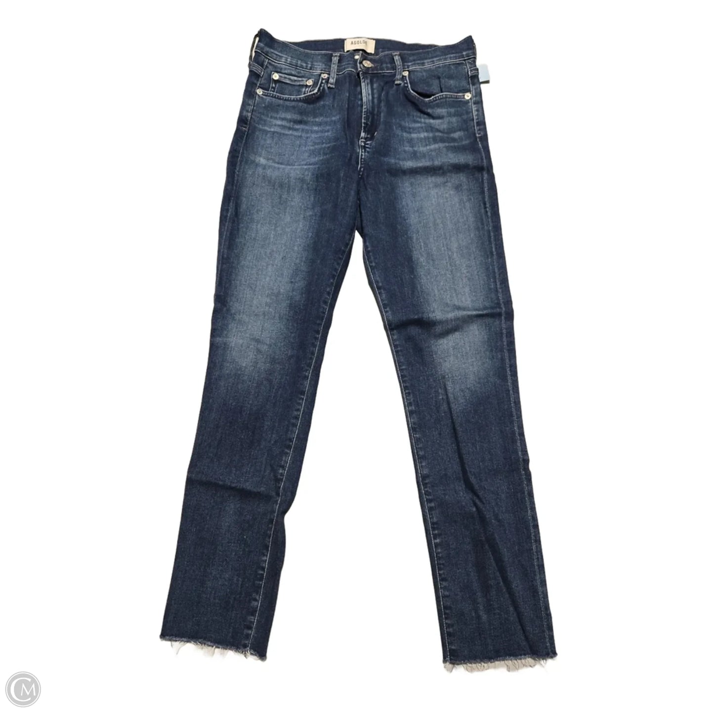 Jeans Skinny By Agolde In Blue Denim, Size: 8