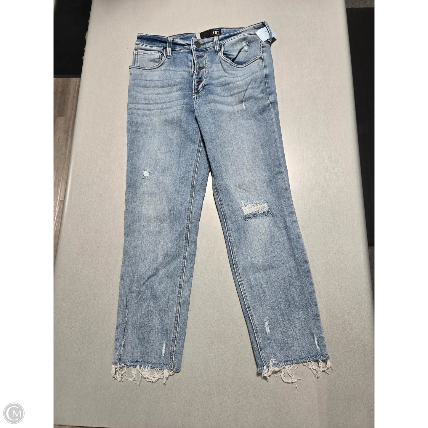 Jeans Skinny By Kut In Blue Denim, Size: 2