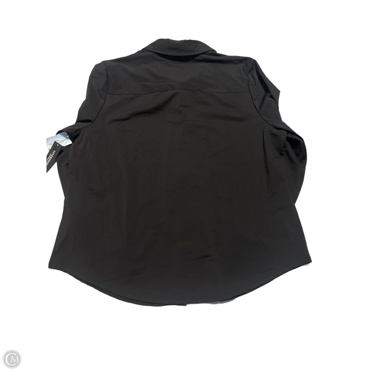 Top Long Sleeve By Liverpool In Black, Size: Xl