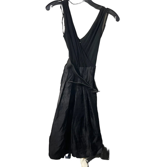 Dress Casual Midi By Evan-picone In Black, Size: M