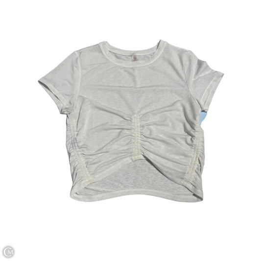 Top Short Sleeve By Free People In White, Size: M