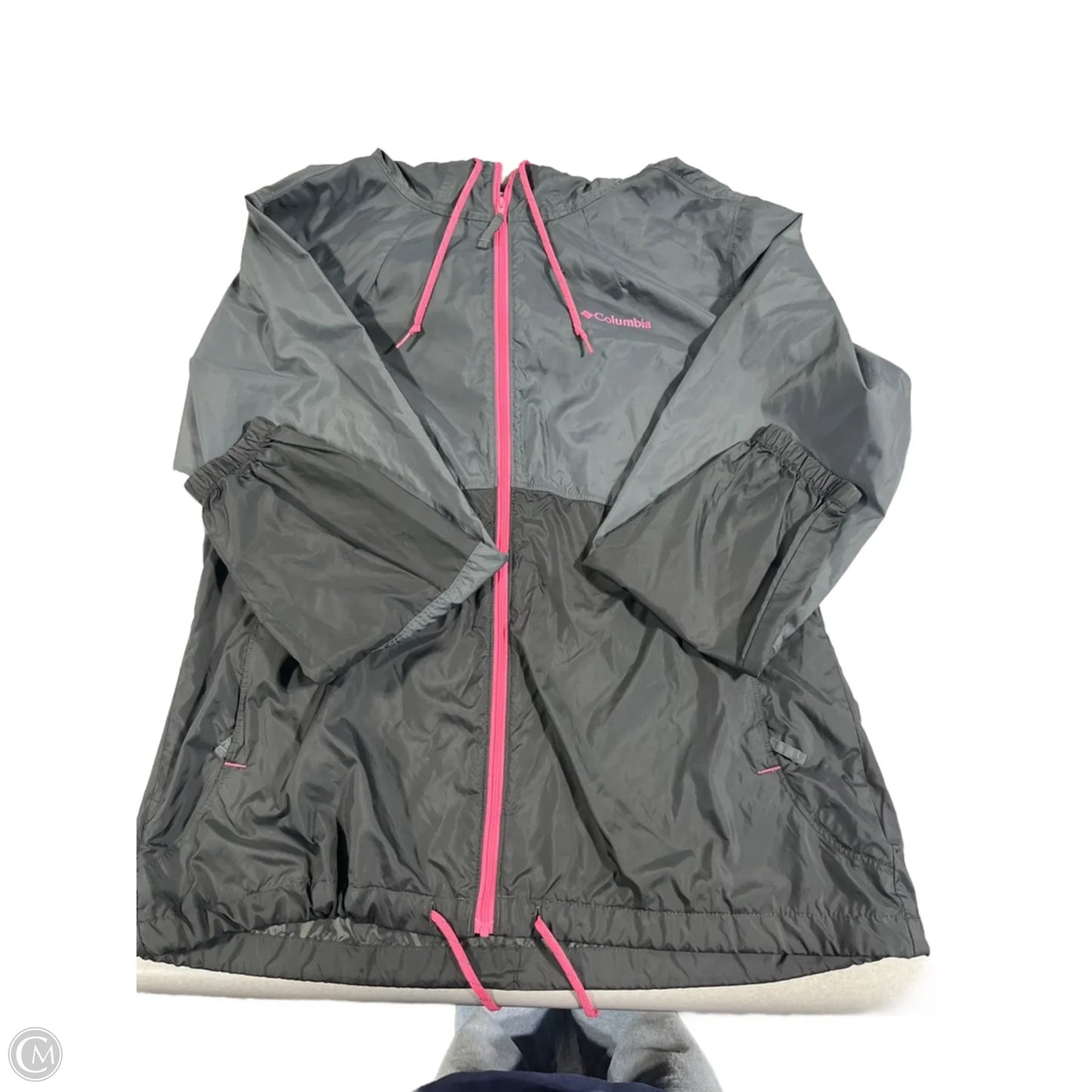 Jacket Other By Columbia In Grey & Pink, Size: L