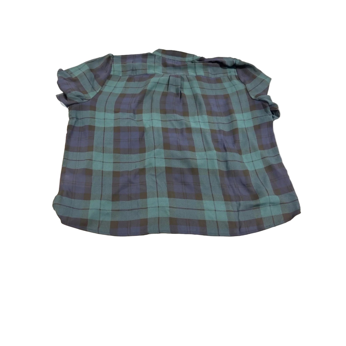 Top Long Sleeve By J. Crew In Plaid Pattern, Size: Xxl