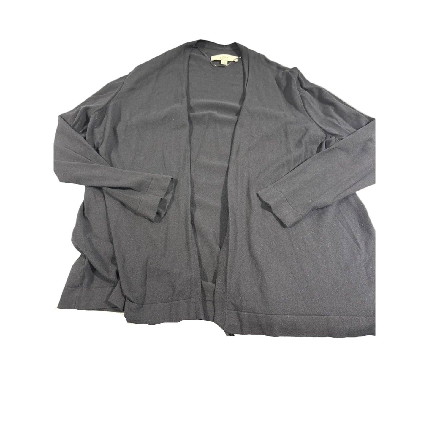 Cardigan By Loft In Black, Size: Xxl