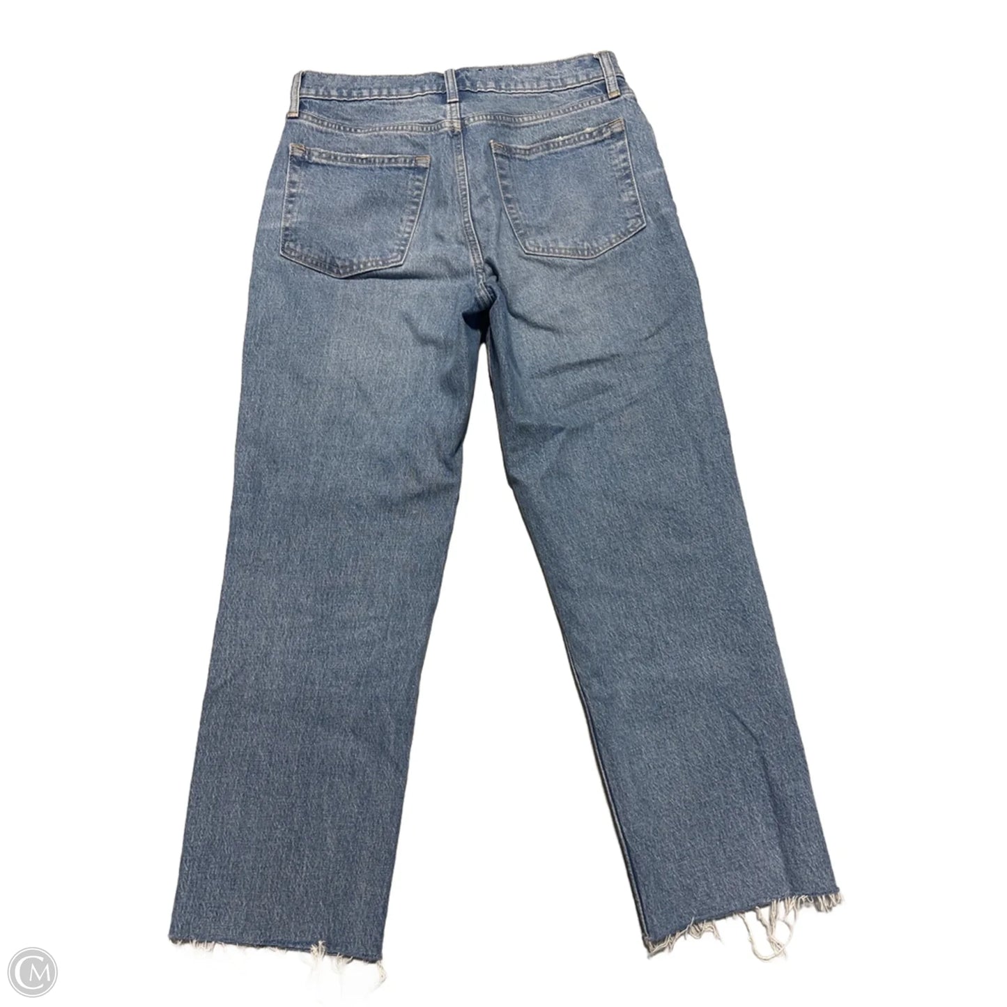 Jeans Straight By Gap In Blue Denim, Size: 6