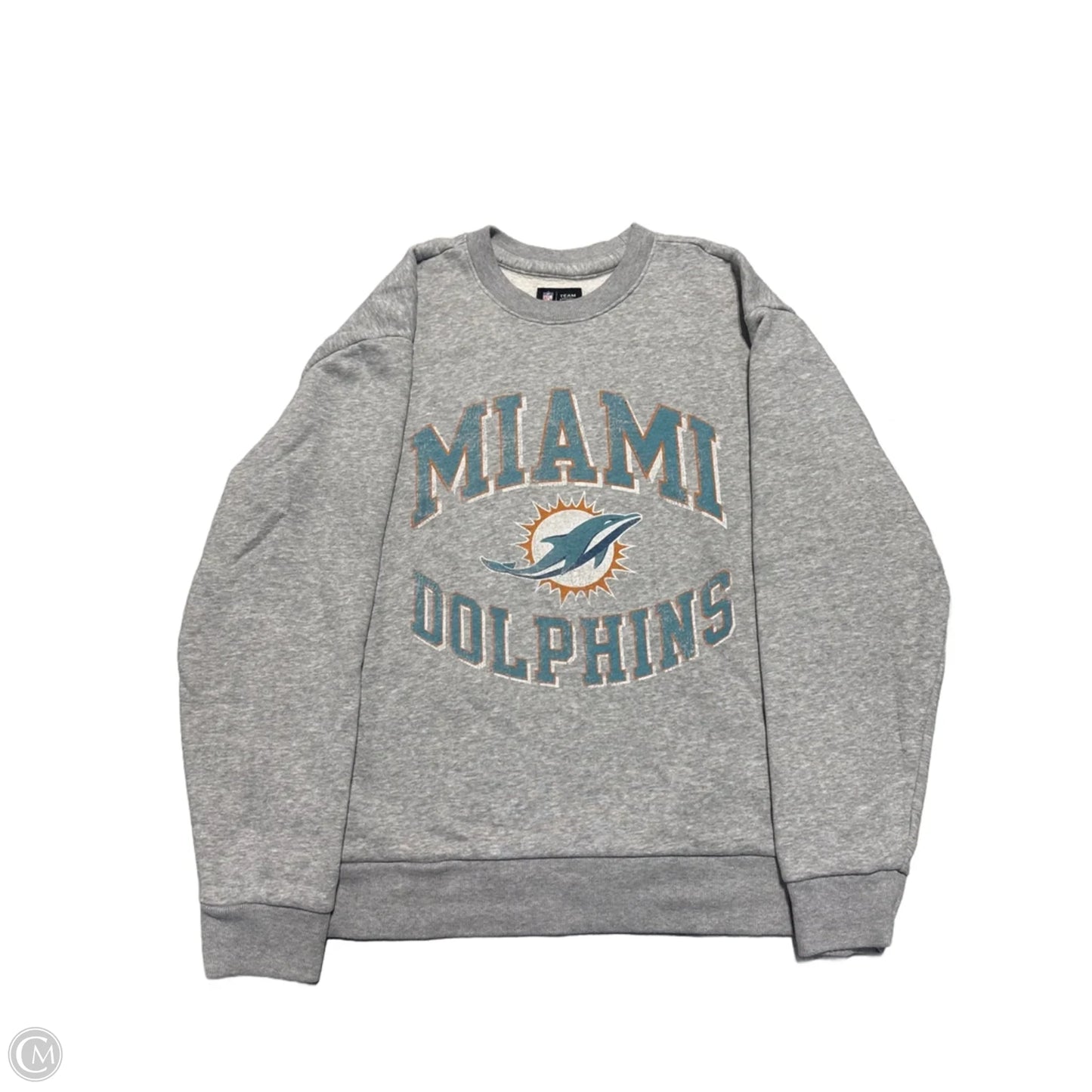 Sweatshirt Crewneck By Nfl In Grey, Size: M