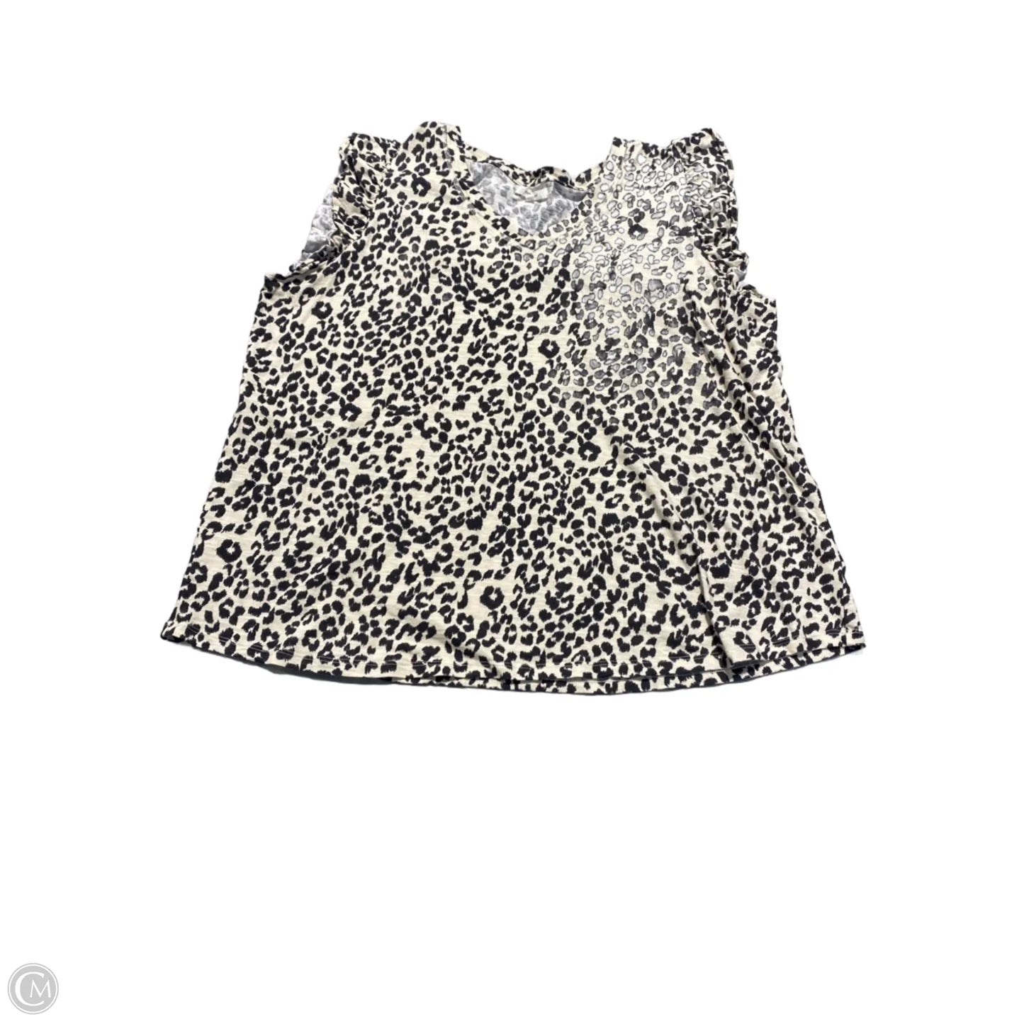 Top Sleeveless By Maurices In Animal Print, Size: 2x