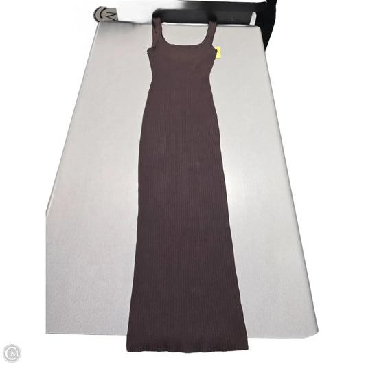 Dress Casual Maxi By Cmb In Brown, Size: Xs