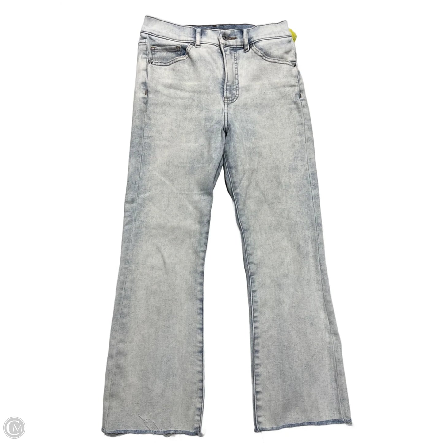 Jeans flared By Express In Blue Denim, Size: 4