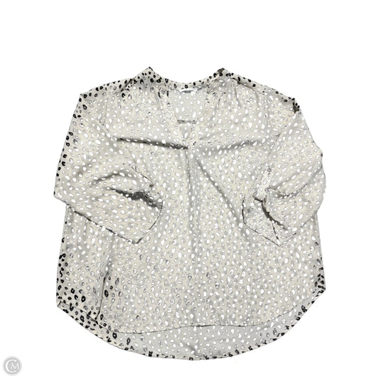 Top Long Sleeve By Lush In Tan, Size: 2x