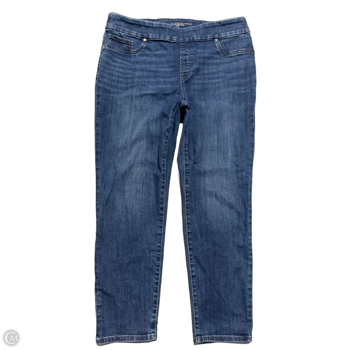 Jeans Jeggings By Chicos In Blue Denim, Size: 12