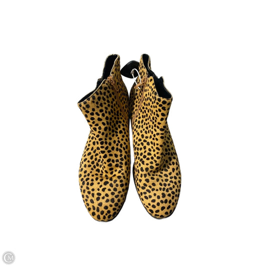 Boots Ankle Flats By Sole Society In Animal Print, Size: 10