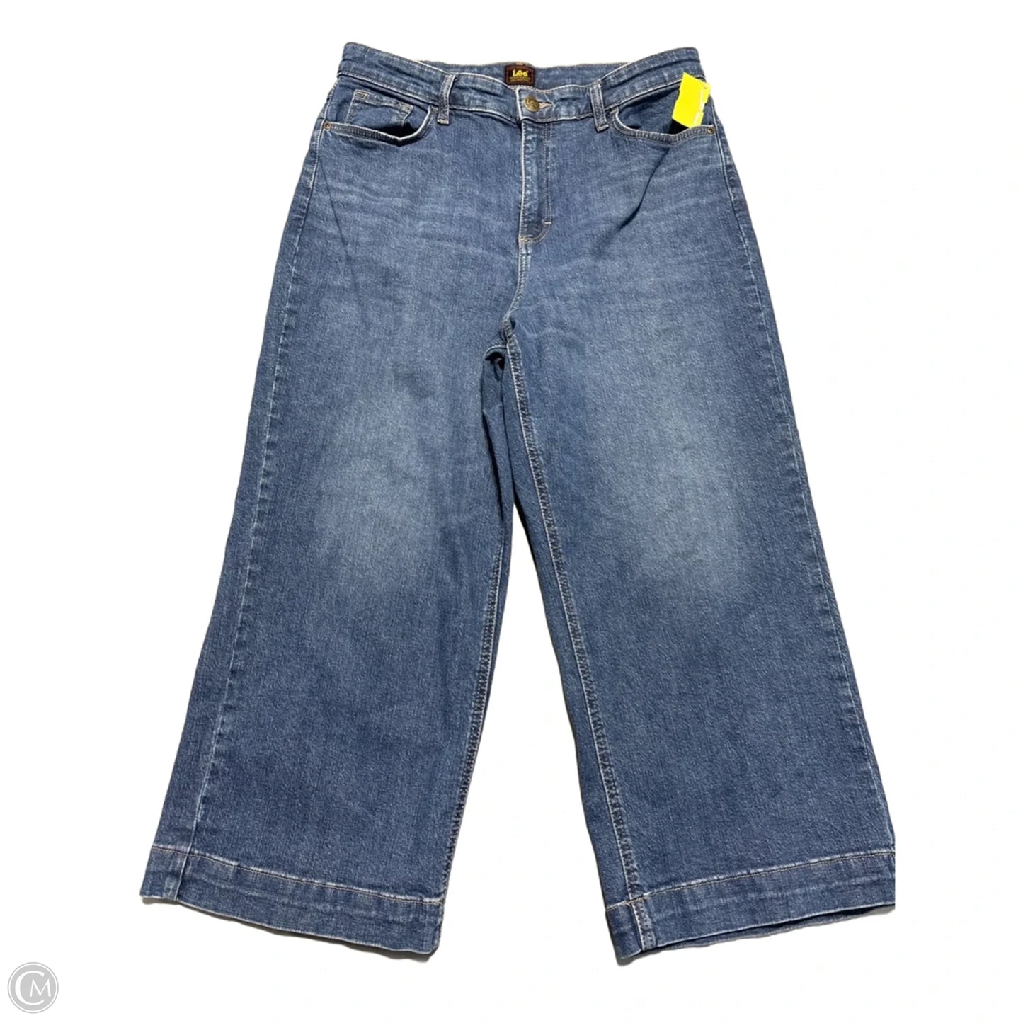 Jeans Wide Leg By Lee In Blue Denim, Size: 10