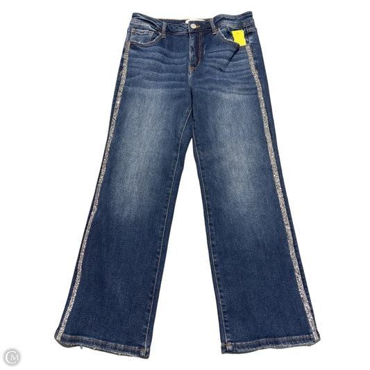 Jeans Straight By Risen In Blue Denim, Size: 12