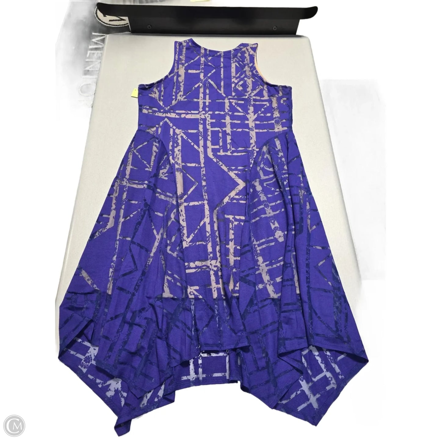 Dress Casual Midi By Apt 9 In Purple, Size: Xl