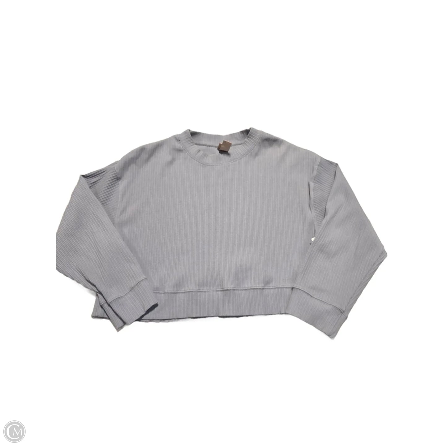 Top Long Sleeve By H&m In Blue, Size: M
