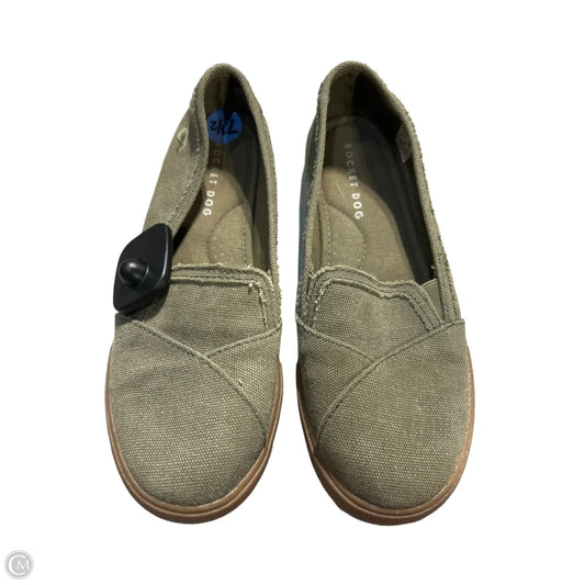 Shoes Flats By Rocket Dogs In Green, Size: 7.5