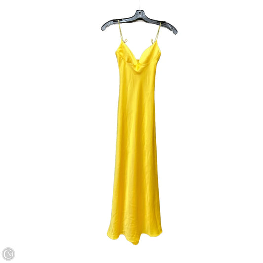 Dress Casual Maxi By Zara In Yellow, Size: S