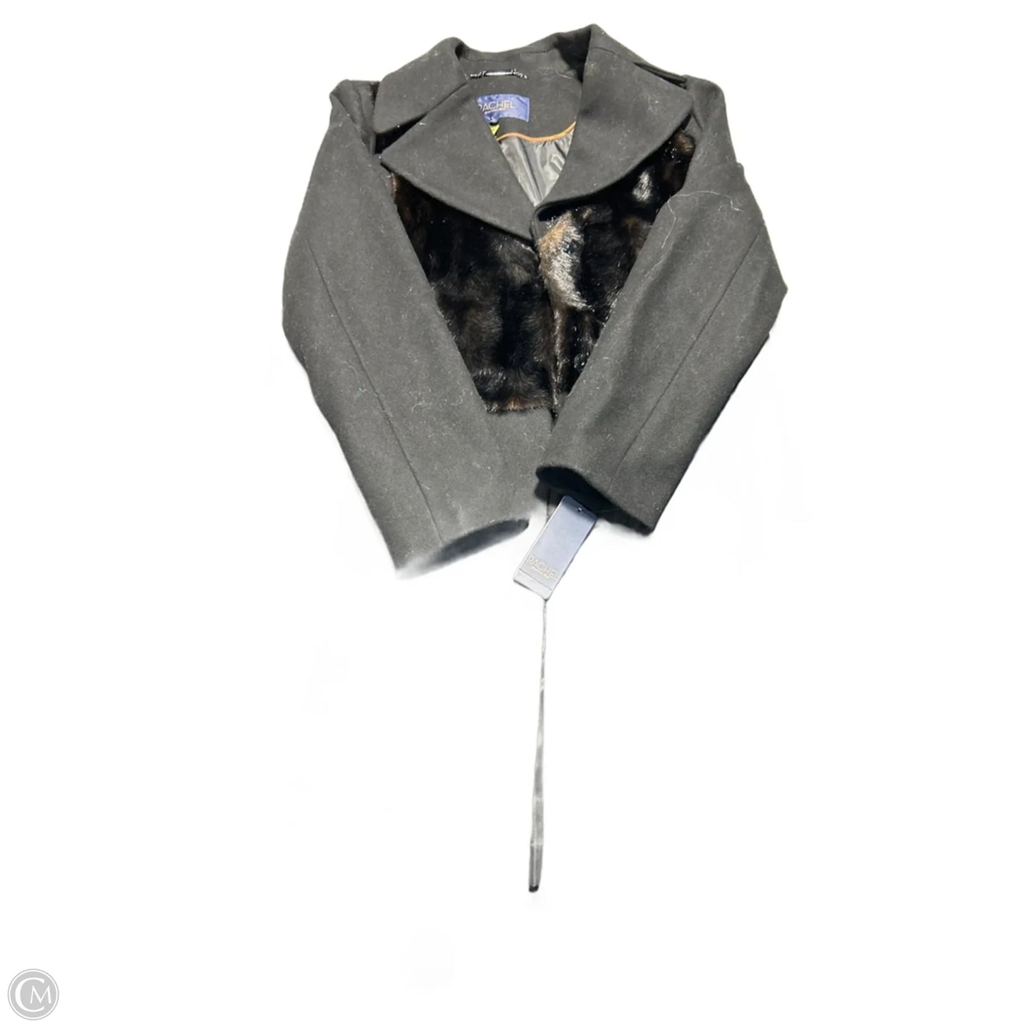 Coat Trench Coat By Rachel Roy In Black, Size: S