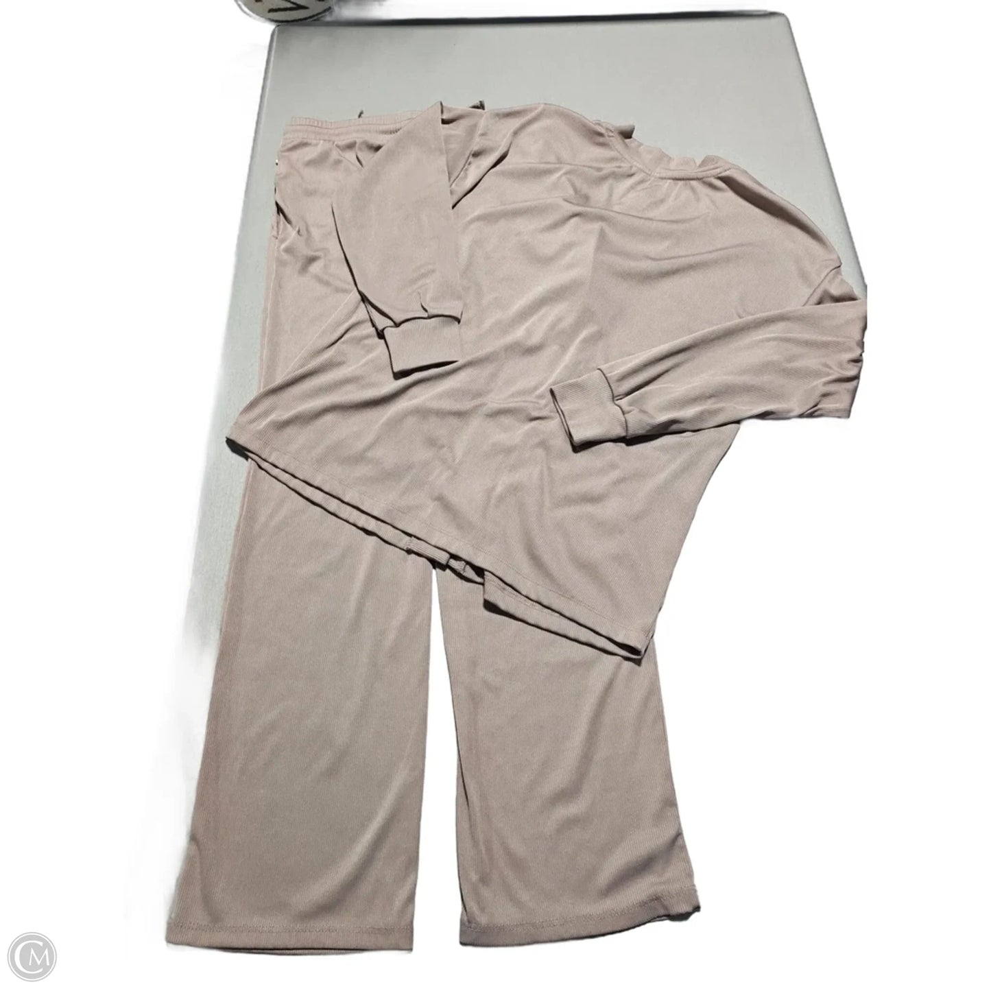 Pants Set 2pc By Cmb In Tan, Size: S