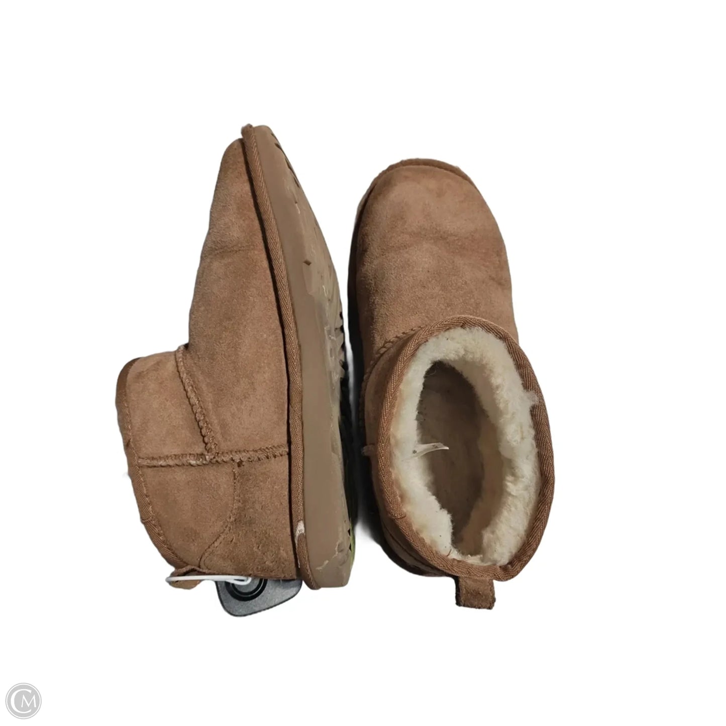 Boots Designer By Ugg In Brown, Size: 5