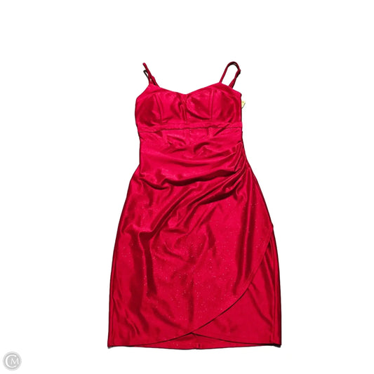 Dress Casual Short By Cmb In Red, Size: Xs