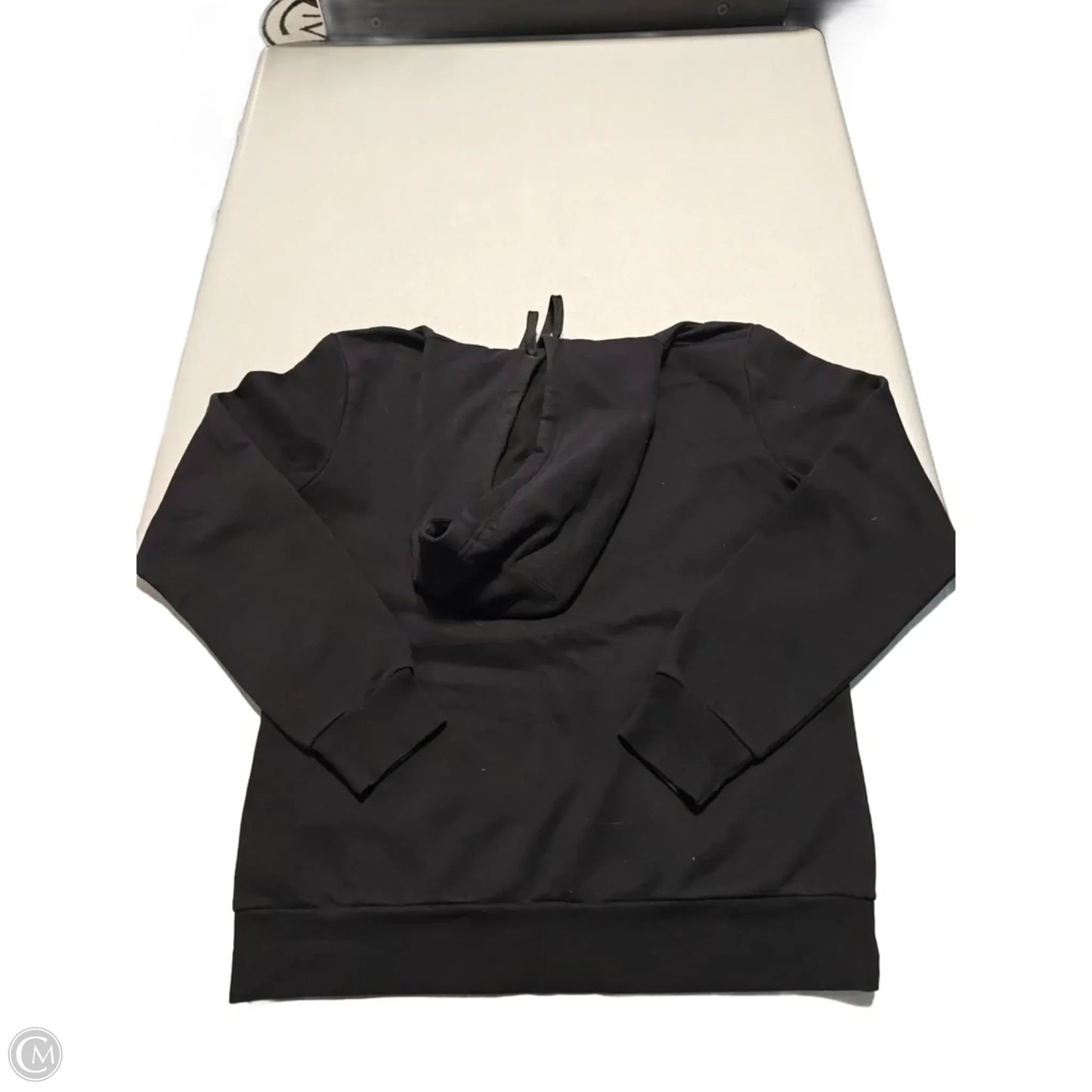 Sweatshirt Hoodie By Adidas In Black, Size: M