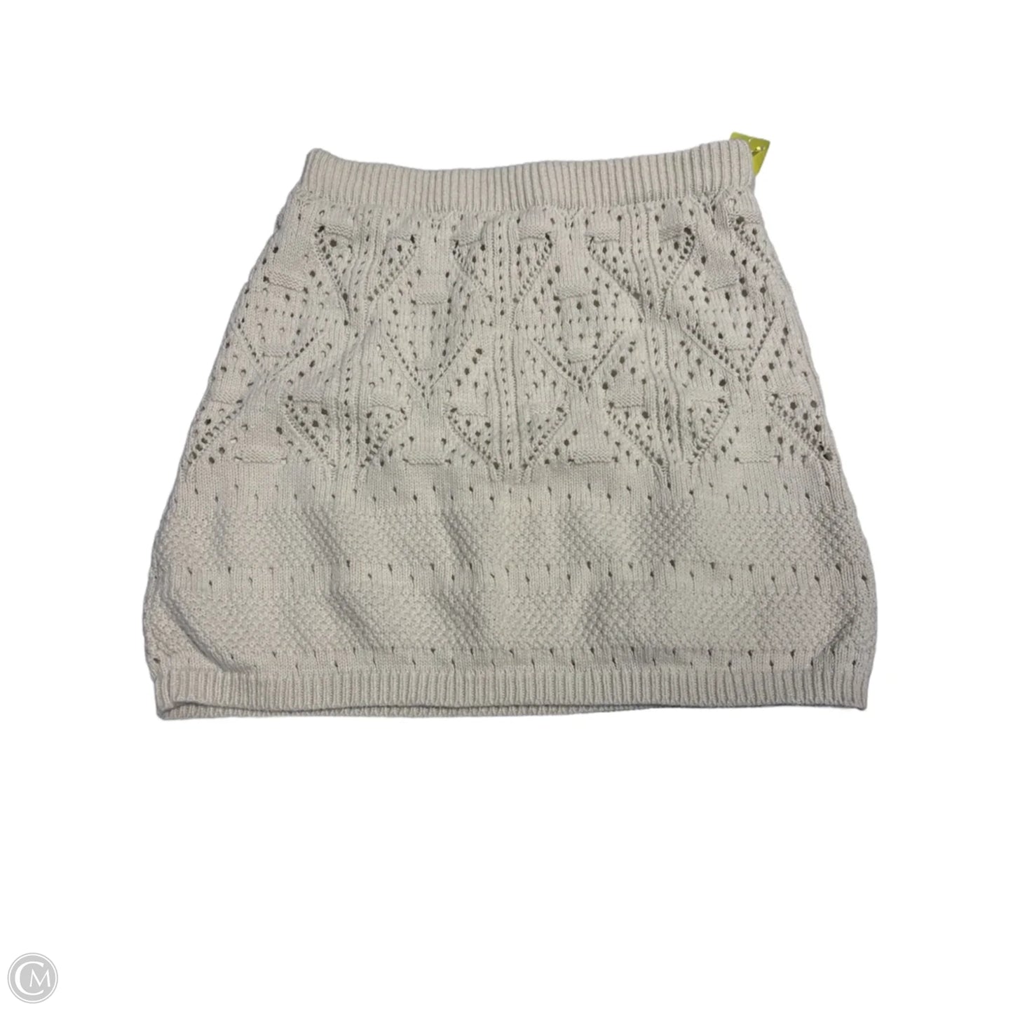 Skirt Mini & Short By Freshman In Cream, Size: M